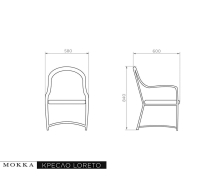 Комплект плетеной мебели МОККА LORETO бронза + бежевый