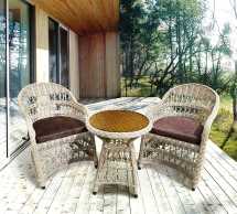 Комплект плетеной мебели МОККА LORETO бронза + бежевый