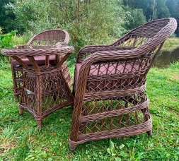 Комплект плетеной мебели МОККА LORETO бронза + бежевый, фото 5