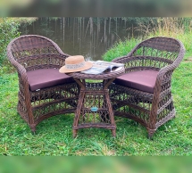 Комплект плетеной мебели МОККА LORETO бронза + бежевый