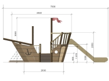 Детская игровая площадка Лодка