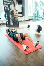 Мяч тренировочный (медицинбол) с хватами, 3 кг