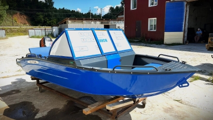 Алюминиевая лодка ALUTON 390DC, фото 12