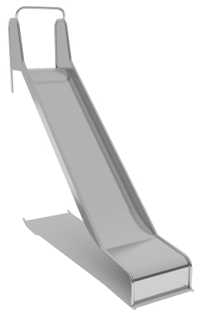 Горка из нержавеющей стали ГГН-500.2500.008 для детской площадки, фото 1