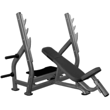 Наклонная скамья для жима лежа со стойками Impulse IT7015