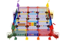 Веревочный парк на деревьях Сочный