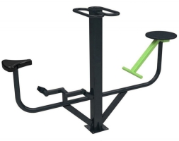 Уличный тренажер TORUDA &quot;Велосипед + твистер сидя&quot;, фото 1