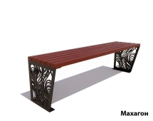 Банкетка Павлин, Лиственница 1,8 м