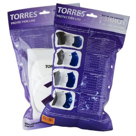 Наколенники спортивные "TORRES Pro Gel ", нейлон, полиуретан 20 мм, гель, размер L, синий, фото 2