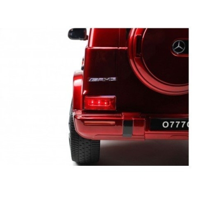 Электромобиль Mercedes-Benz G63 AMG o777oo красный, фото 4