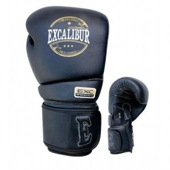 Перчатки боксерские Excalibur 8000-01 Black PU, фото 1