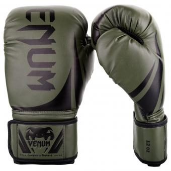 Перчатки боксерские Venum Challenger 2.0 Khaki/Black, фото 1
