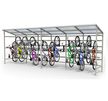 Гараж для вертикального хранения велосипедов Ракета(10 мест), фото 3
