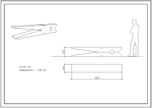 Скамья Прищепка