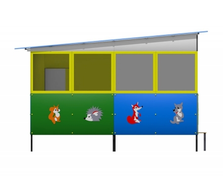 Теневой навес №6 40 м2, фото 5