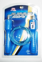 Скакалка 1805  со счетчиком (2,8 м, ручки: пластик), шнур: металлический в резиновой оплетке)