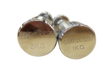 Гантельный ряд GROME DВ124 (1-10 кг) 10 пар