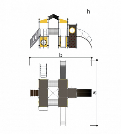 Игровой комплекс Геометрия Romana 101.28.02, фото 3