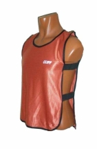 Манишка футбольная CLIFF красная р.2XL (40-42)