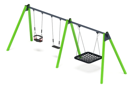Качели М3 (зеленый) ИО 13.М.06.03.01.01-02, фото 1