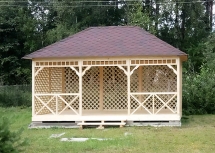 Прямоугольная беседка ЛЕТНИЙ САД Прямоугольная беседка ЛЕТНИЙ САД