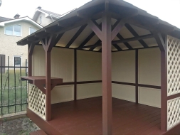 Квадратная беседка ВЕСНА, фото 6