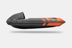 GLADIATOR E 350 PRO AIR Оранжево-темносерый моторная лодка ПВХ, фото 3