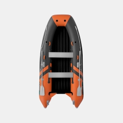 GLADIATOR E 350 PRO AIR Оранжево-темносерый моторная лодка ПВХ, фото 5