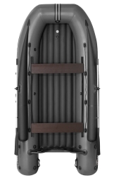 Моторная лодка ПВХ Фрегат 390 Air F (НДНД) с фальшбортом Серый, фото 1
