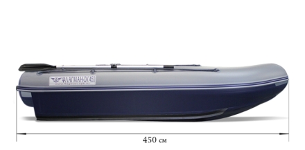 Лодка ПВХ Флагман DK 450 НДНД надувная под мотор, фото 3