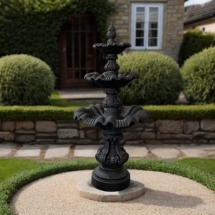 Фонтан трехъярусный классический черный