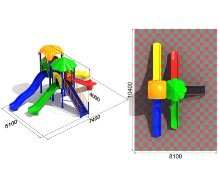 Детская игровая площадка Байкал 1.3, фото 3