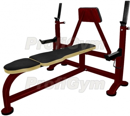 Скамья для жима  лежа со страховочными упорами и упором  для партнера СК-0050-H, фото 4