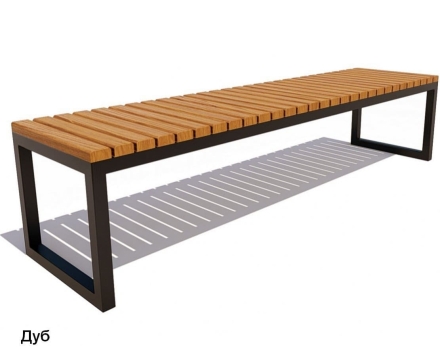 Скамейка уличная Нео, Сосна 1,8 м, фото 4