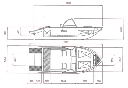 Алюминиевая лодка ALUTON 390Fish, фото 16