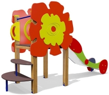 Горка Аленький цветочек 08305 H=1000 для детской площадки Горка Аленький цветочек 08305 H=1000 для детской площадки