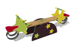 Качели-балансир Звездочка 04103 для детской площадки, фото 1 Качели-балансир Звездочка 04103 для детской площадки, фото 1