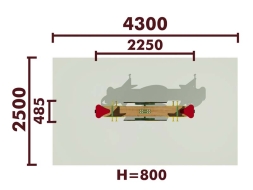 Качели-балансир Звездочка 04103 для детской площадки, фото 2 Качели-балансир Звездочка 04103 для детской площадки, фото 2