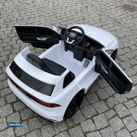 Электромобиль Audi Q8 BBH-1187 белый, фото 8