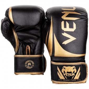 Перчатки боксерские Venum Challenger 2.0 Black/Gold, фото 1