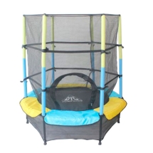 Батут DFC JUMP KIDS 55&quot; желт/син, сетка (137см)