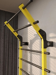 Профессиональная шведская стенка с турником Domsen Fitness Ds57 YELLOW, фото 3 Профессиональная шведская стенка с турником Domsen Fitness Ds57 YELLOW, фото 3