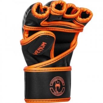 Перчатки ММА Venum Challenger - Neo Orange/Black, фото 2
