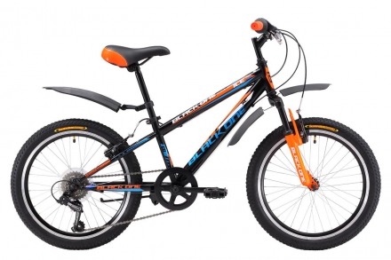 Велосипед Black One Ice 24 черно-оранжевый, фото 1