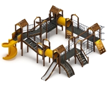 Детская игровая площадка Остров детства (Эко) H=1200 H=2000 ДИК 2.01.8.02-22