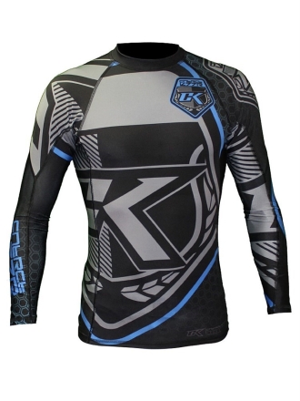 Рашгард Contract Killer Black &amp; Blue Rashguard Long, фото 1