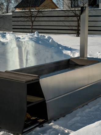 Нагреваемая ванна KELLEK Stille AISI 316 на 2 человека, фото 2