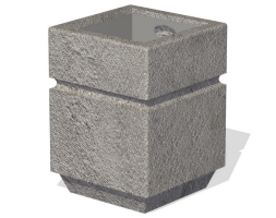 Урна железобетонная со вставкой Бетонград БЕТ-001.2