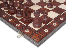 Шахматы "Амбассадор" (Польша, дерево, 54х27х6см) Шахматы "Амбассадор" (Польша, дерево, 54х27х6см)