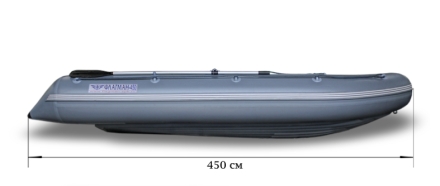 Лодка ПВХ Флагман 450 НДНД надувная под мотор, фото 3